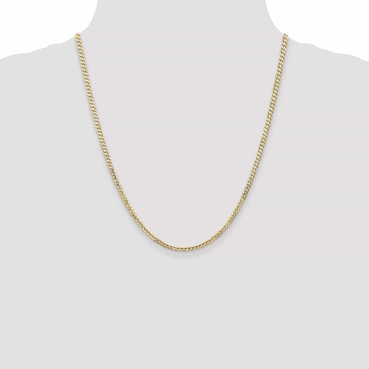 Lovely Rita's Chains 14k Yellow Gold 3.00mm Open Concave Curb Chain