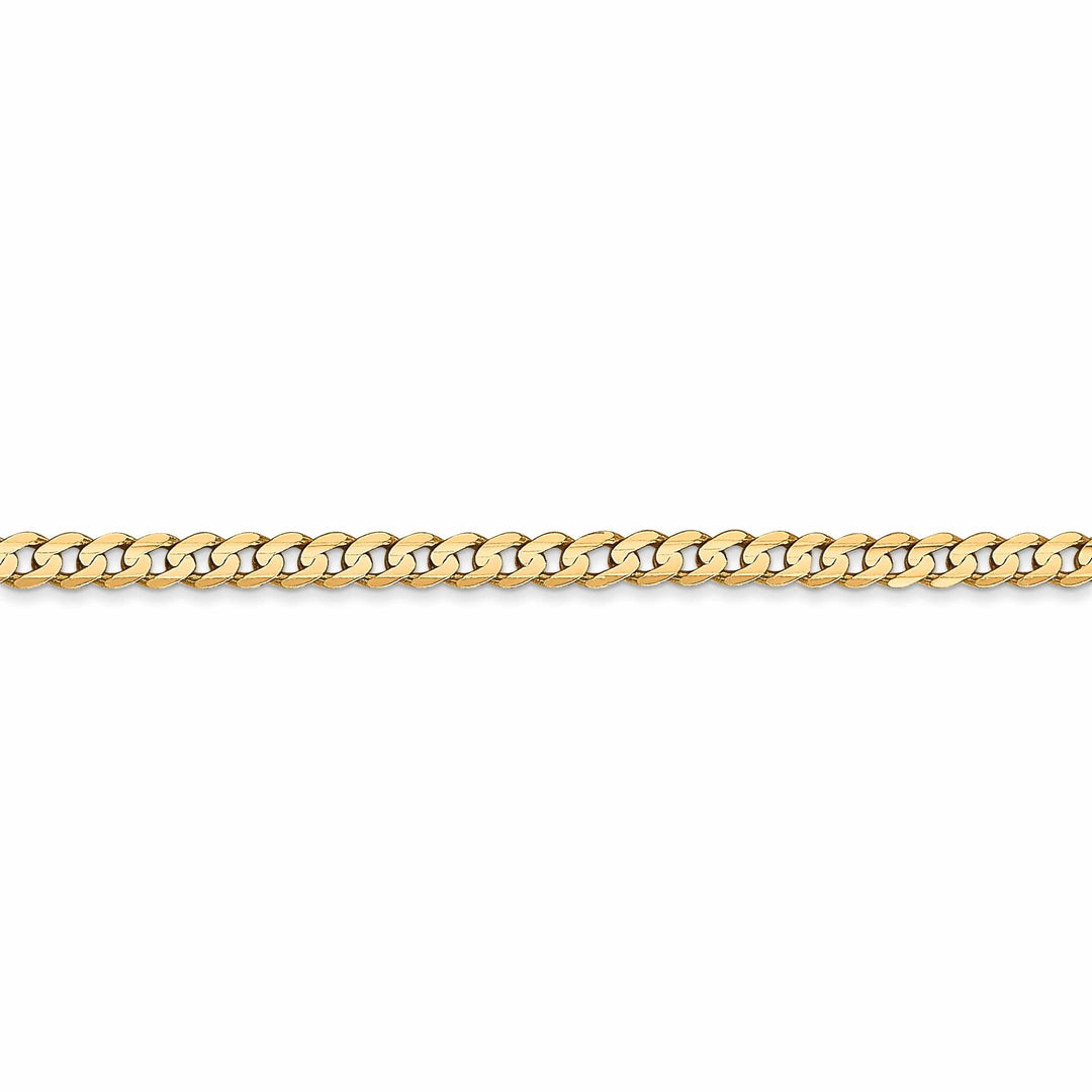 Lovely Rita's Chains 14k Yellow Gold 3.00mm Open Concave Curb Chain