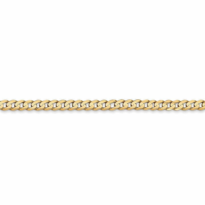 Lovely Rita's Chains 14k Yellow Gold 3.00mm Open Concave Curb Chain