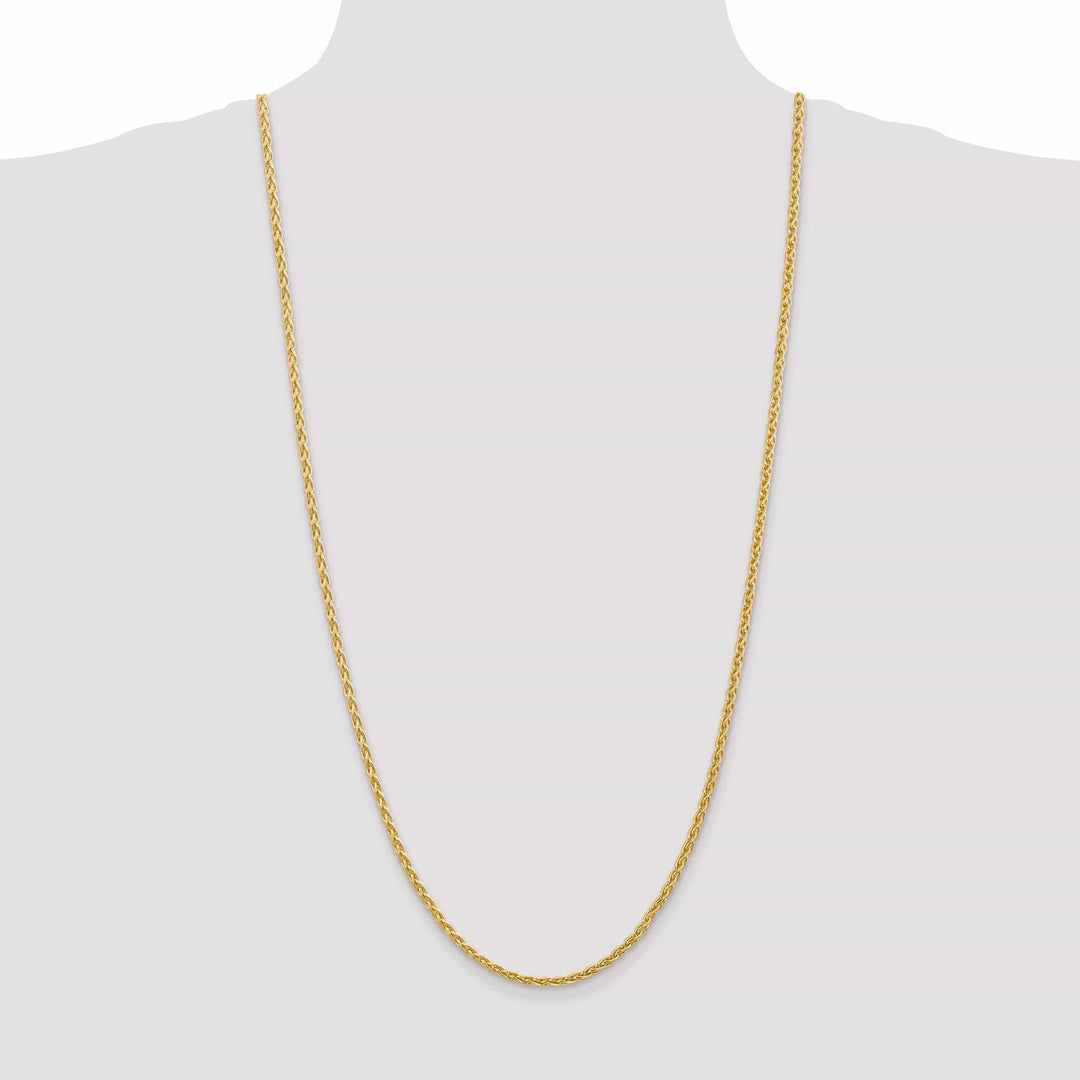 Lovely Rita's Chains 14k Yellow Gold 3.00mm Parisian Wheat Chain