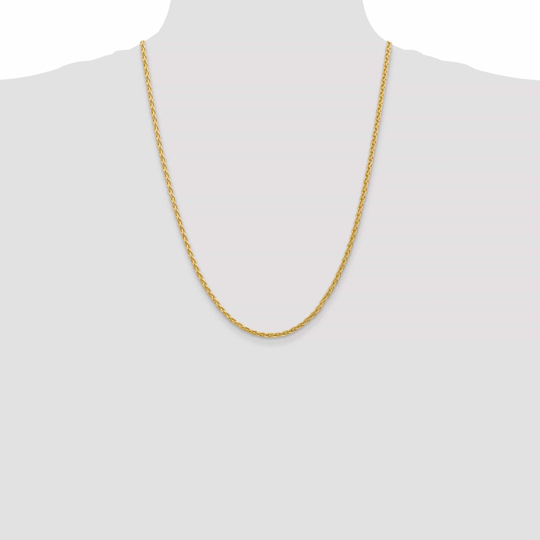 Lovely Rita's Chains 14k Yellow Gold 3.00mm Parisian Wheat Chain