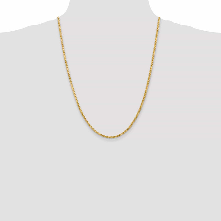 Lovely Rita's Chains 14k Yellow Gold 3.00mm Parisian Wheat Chain