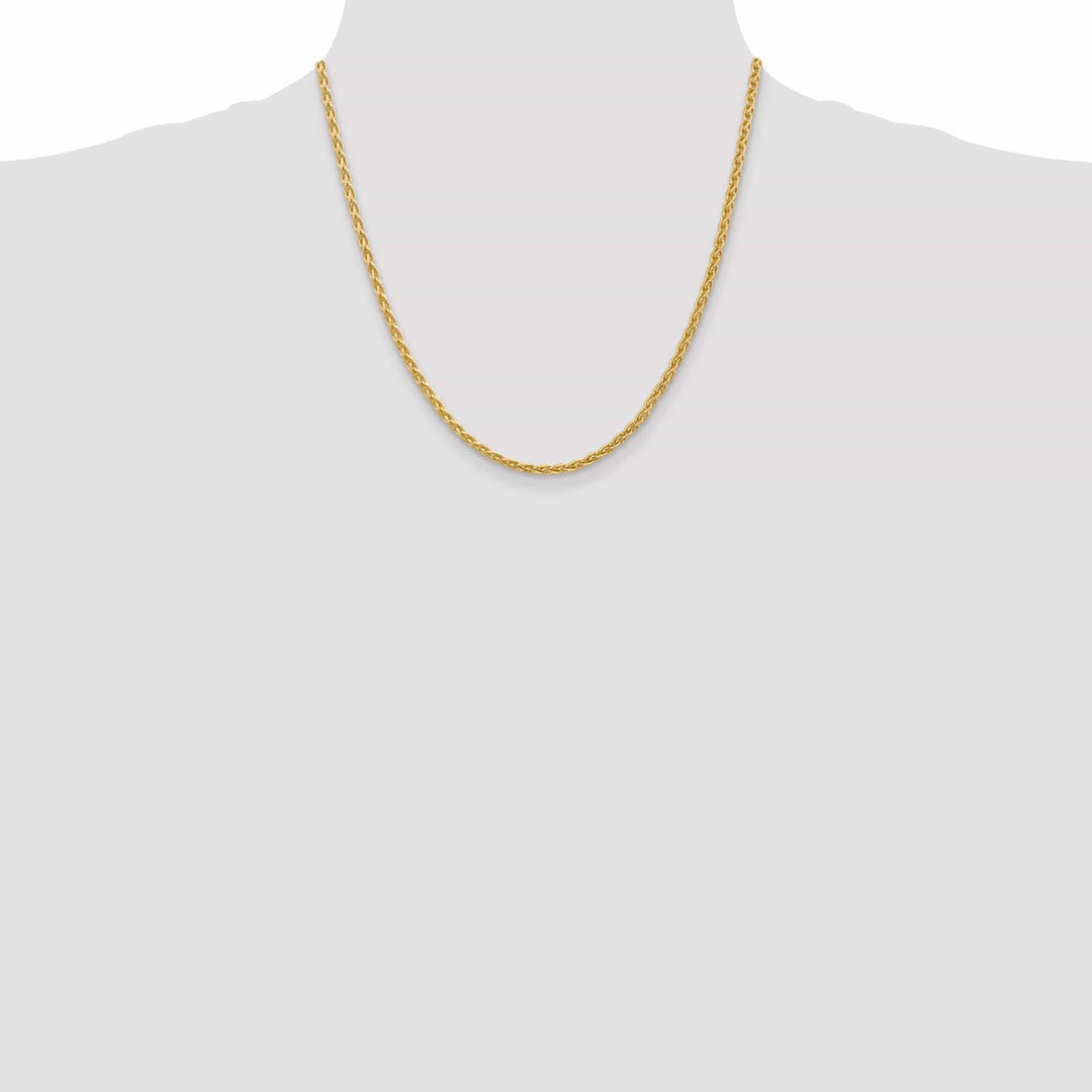 Lovely Rita's Chains 14k Yellow Gold 3.00mm Parisian Wheat Chain