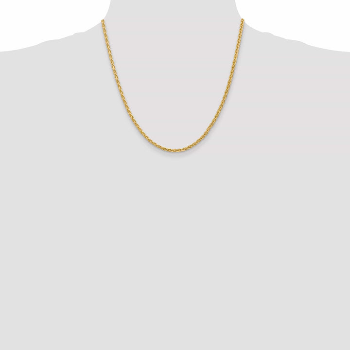 Lovely Rita's Chains 14k Yellow Gold 3.00mm Parisian Wheat Chain