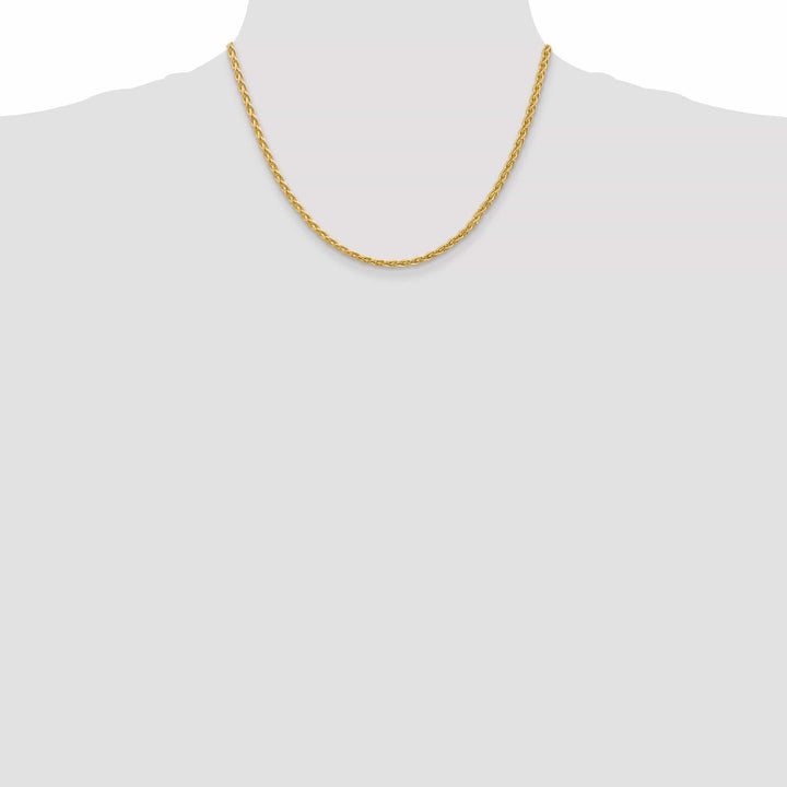 Lovely Rita's Chains 14k Yellow Gold 3.00mm Parisian Wheat Chain