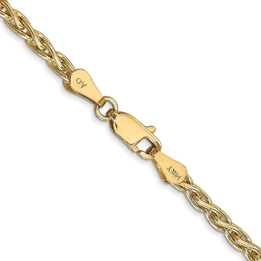 Lovely Rita's Chains 14k Yellow Gold 3.00mm Parisian Wheat Chain