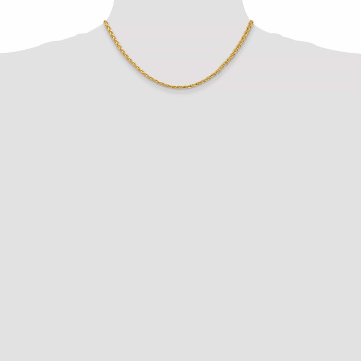 Lovely Rita's Chains 14k Yellow Gold 3.00mm Parisian Wheat Chain
