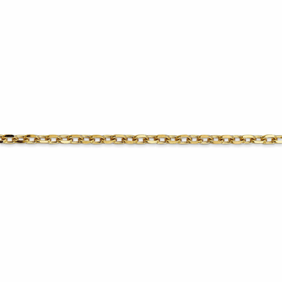 Lovely Rita's Chains 14k Yellow Gold 3.00mm Round Link Cable Chain