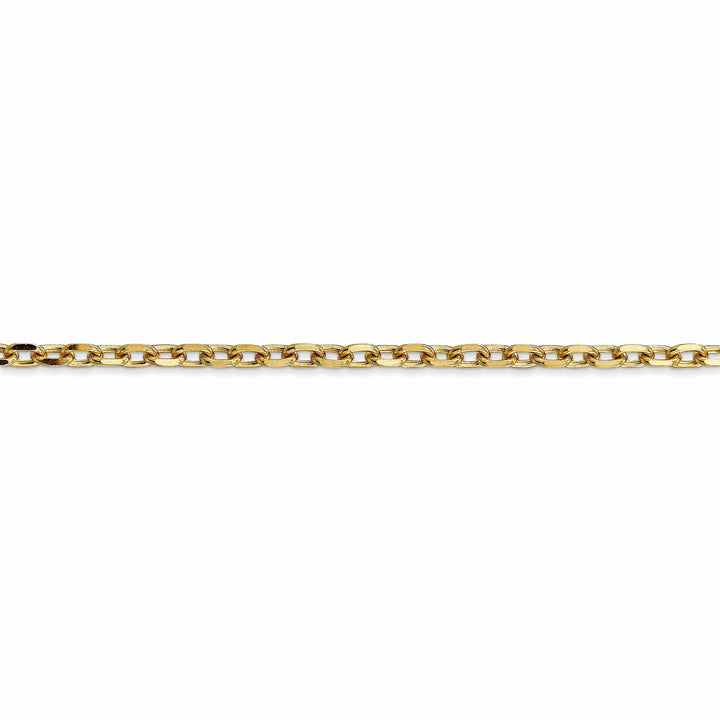 Lovely Rita's Chains 14k Yellow Gold 3.00mm Round Link Cable Chain