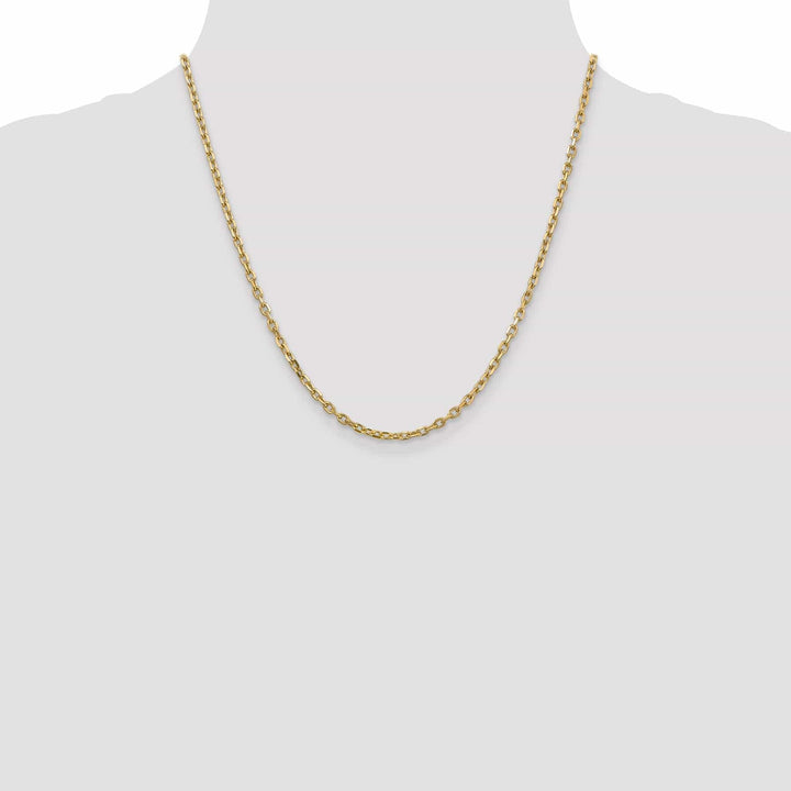 Lovely Rita's Chains 14k Yellow Gold 3.00mm Round Link Cable Chain