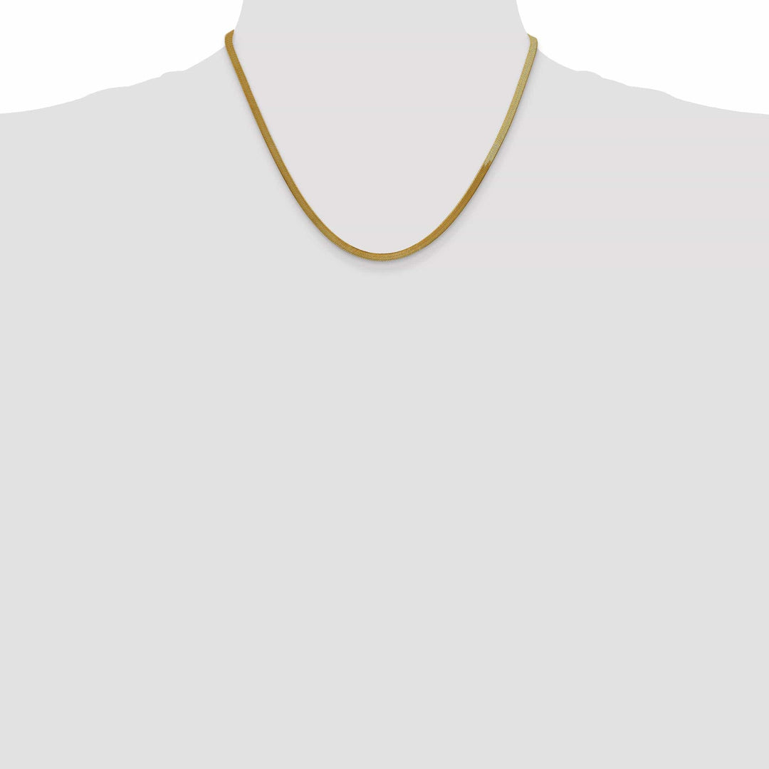 Lovely Rita's Chains 14k Yellow Gold 3.00mm Silky Herringbone Chain