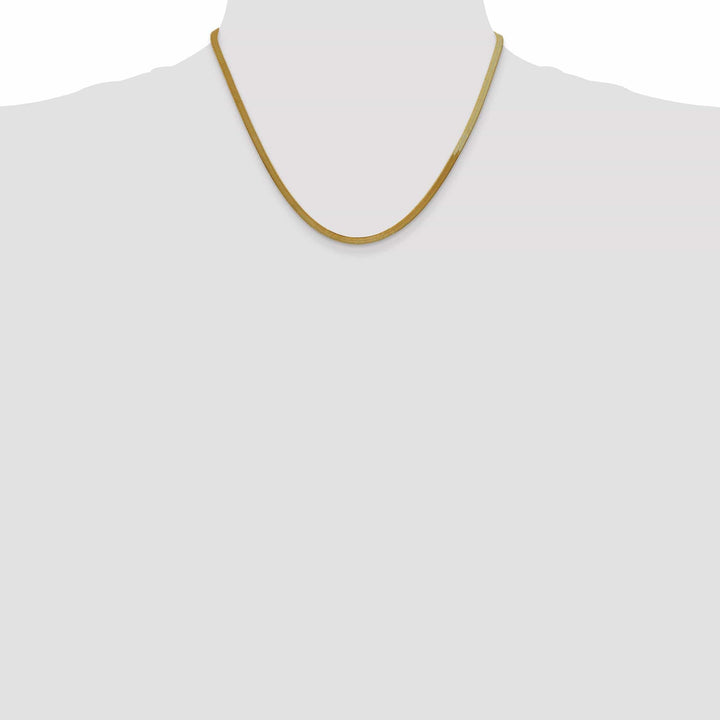 Lovely Rita's Chains 14k Yellow Gold 3.00mm Silky Herringbone Chain