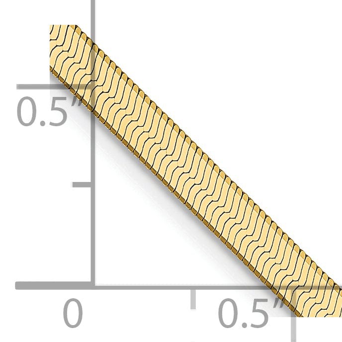 Lovely Rita's Chains 14k Yellow Gold 3.00mm Silky Herringbone Chain