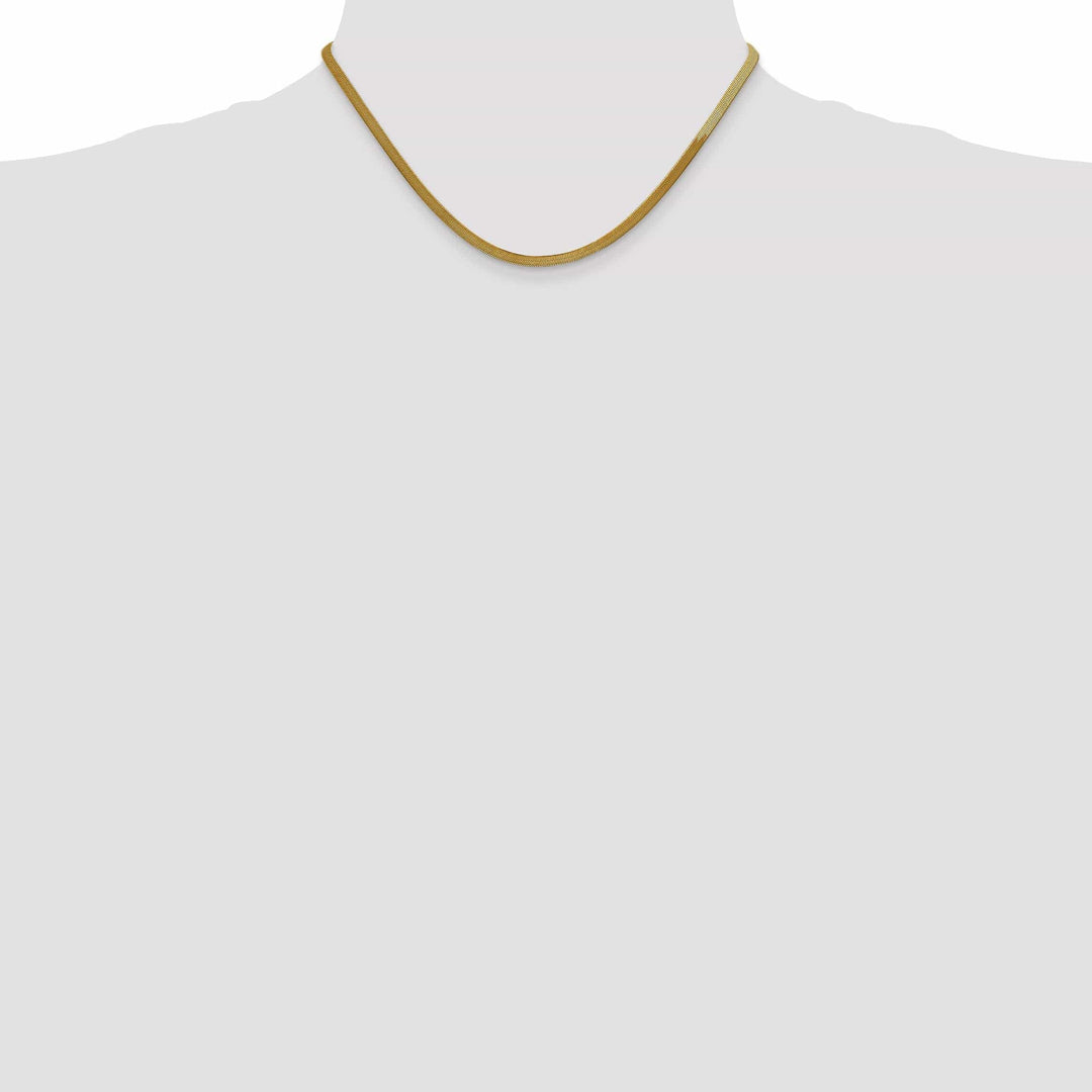 Lovely Rita's Chains 14k Yellow Gold 3.00mm Silky Herringbone Chain