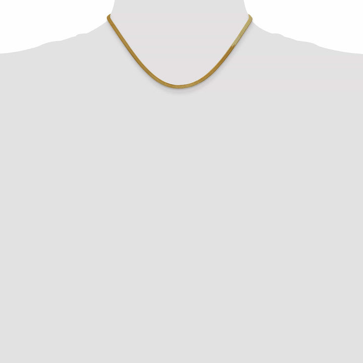 Lovely Rita's Chains 14k Yellow Gold 3.00mm Silky Herringbone Chain