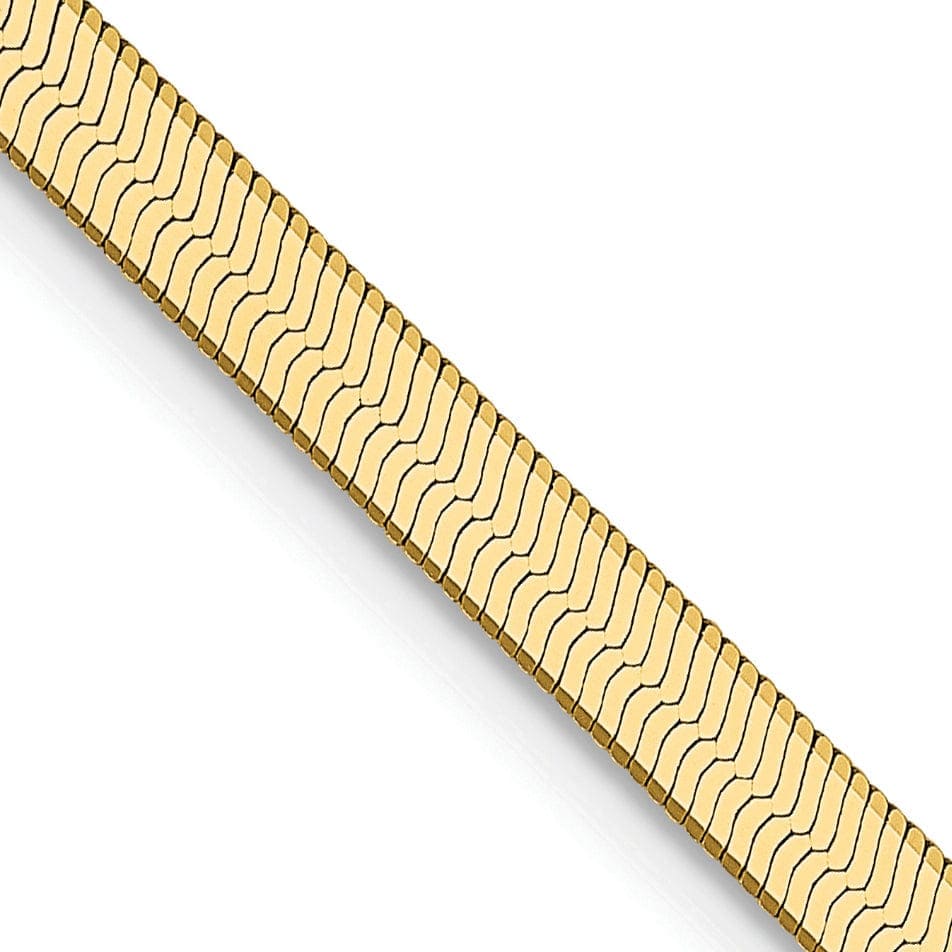 Lovely Rita's Chains 14k Yellow Gold 3.00mm Silky Herringbone Chain