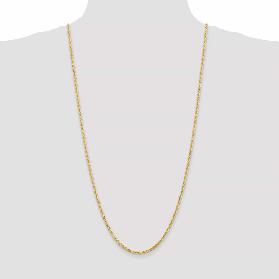 Lovely Rita's Chains 14k Yellow Gold 3.0mm D.C Quadruple Rope Chain