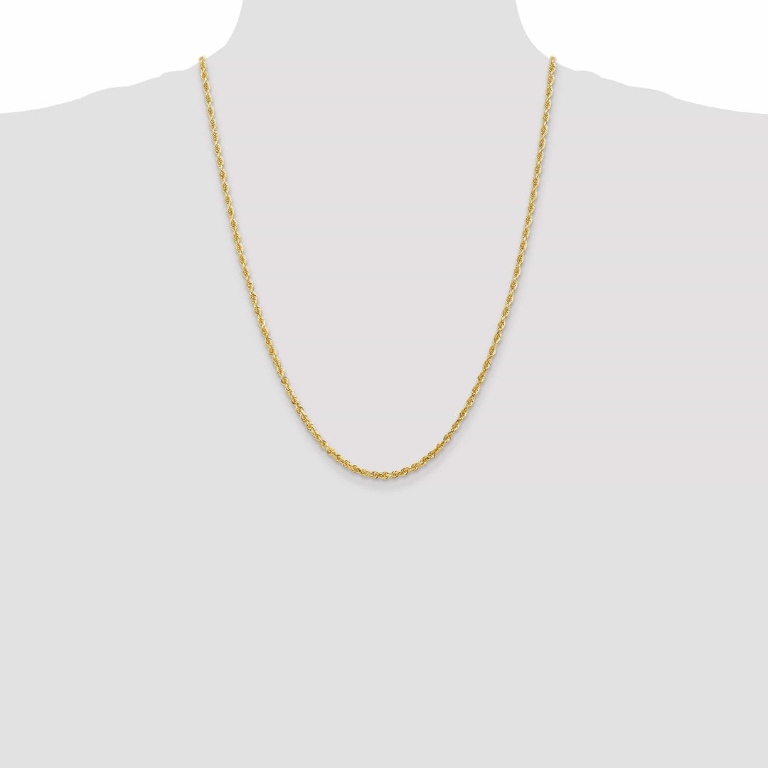 Lovely Rita's Chains 14k Yellow Gold 3.0mm D.C Quadruple Rope Chain