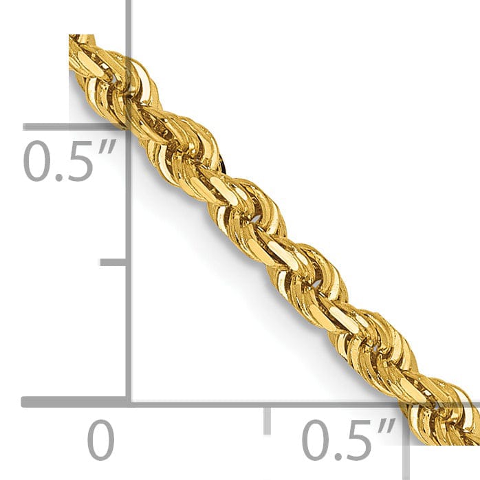 Lovely Rita's Chains 14k Yellow Gold 3.0mm D.C Quadruple Rope Chain