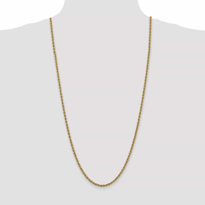 Lovely Rita's Chains 14k Yellow Gold 3.0mm Solid Rope Chain