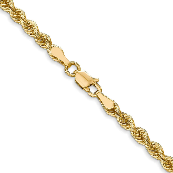 Lovely Rita's Chains 14k Yellow Gold 3.0mm Solid Rope Chain