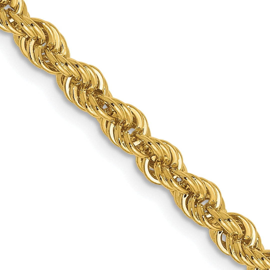 Lovely Rita's Chains 14k Yellow Gold 3.0mm Solid Rope Chain