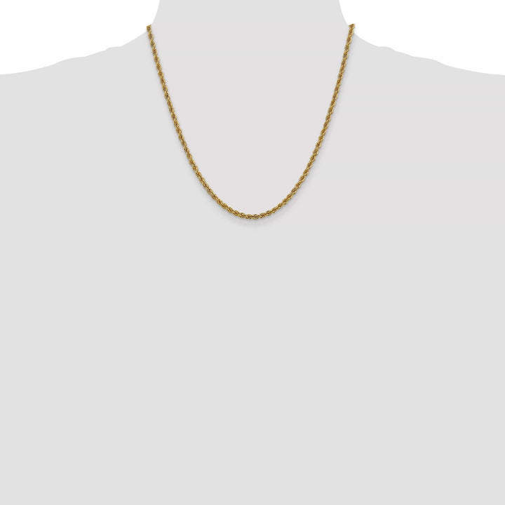 Lovely Rita's Chains 14k Yellow Gold 3.0mm Solid Rope Chain