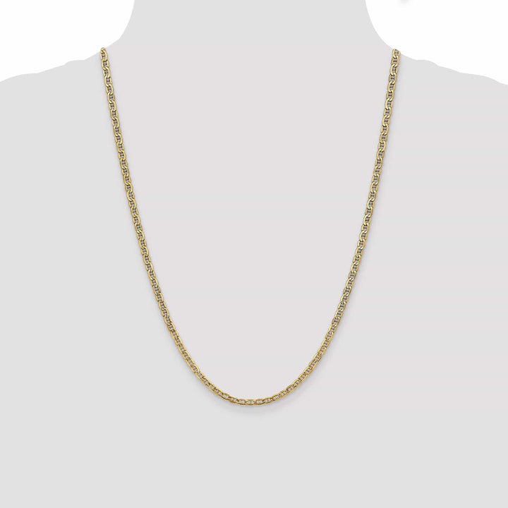 Lovely Rita's Chains 14k Yellow Gold 3.20-mm Semi Solid Anchor Chain