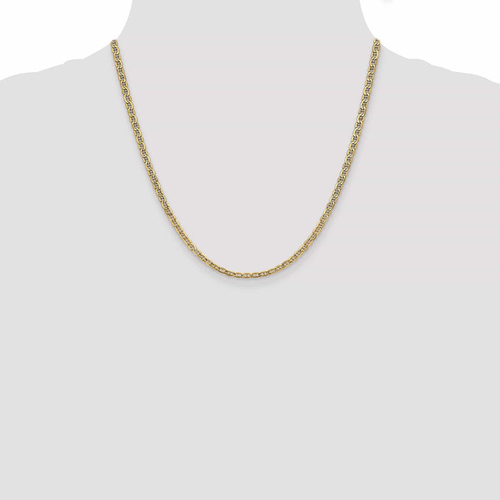 Lovely Rita's Chains 14k Yellow Gold 3.20-mm Semi Solid Anchor Chain