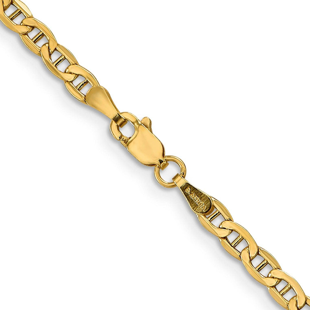 Lovely Rita's Chains 14k Yellow Gold 3.20-mm Semi Solid Anchor Chain