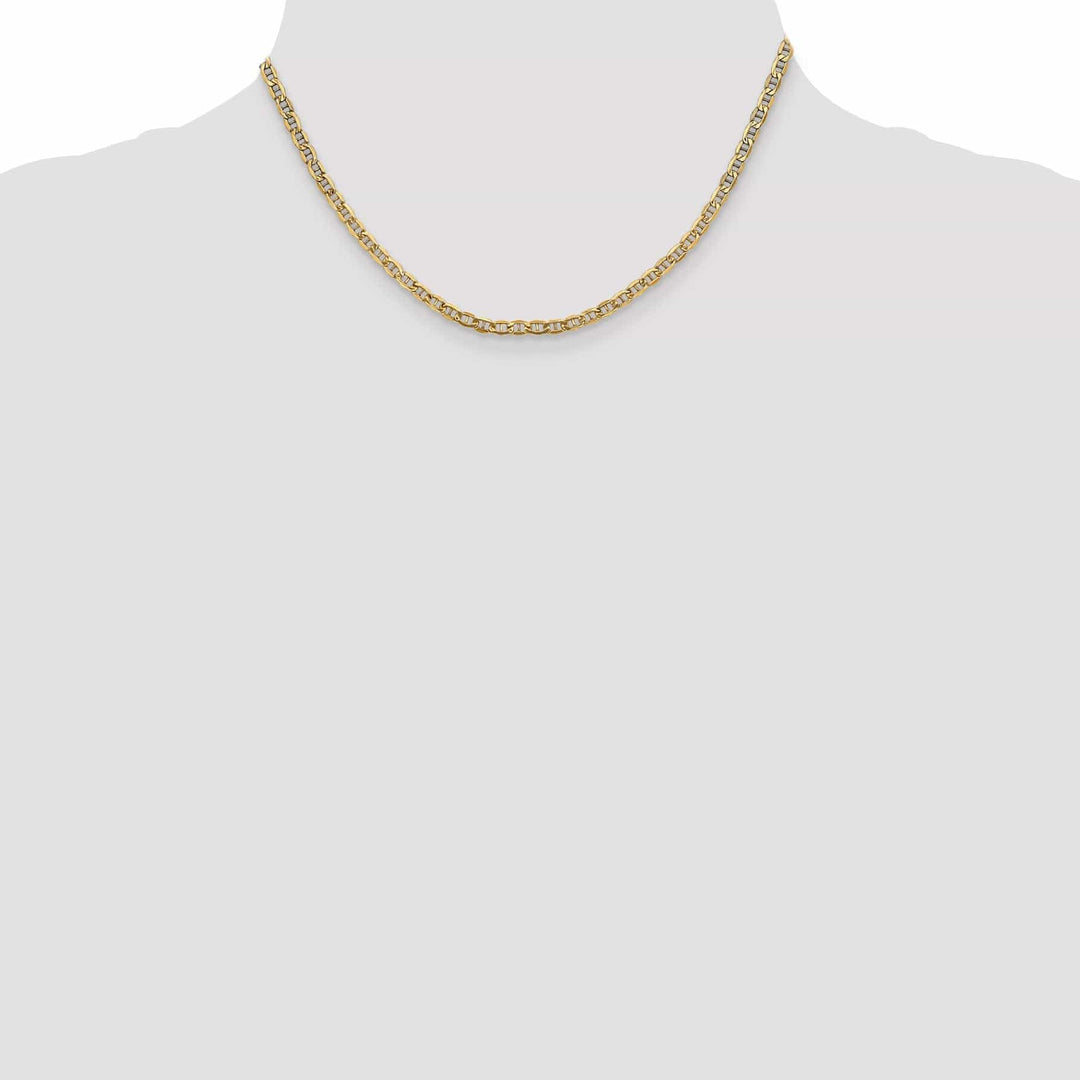 Lovely Rita's Chains 14k Yellow Gold 3.20-mm Semi Solid Anchor Chain