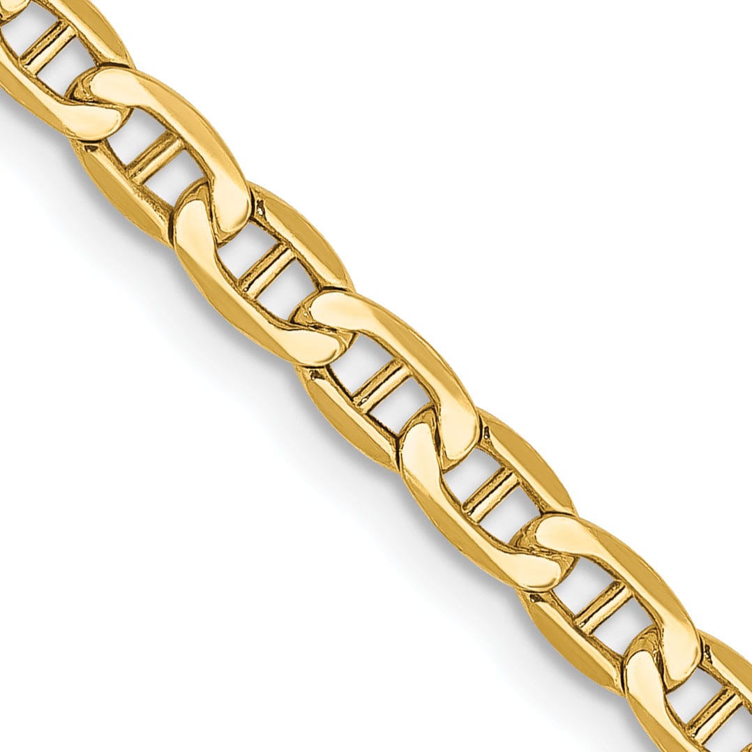 Lovely Rita's Chains 14k Yellow Gold 3.20-mm Semi Solid Anchor Chain