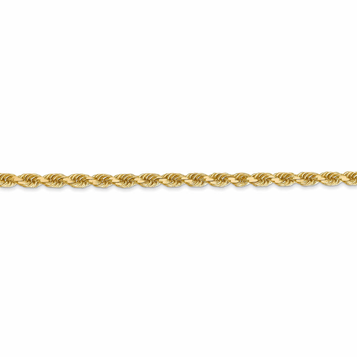 Lovely Rita's Chains 14k Yellow Gold 3.20mm Diamond Cut Rope Chain