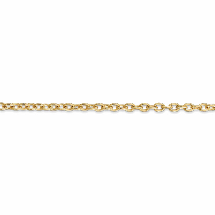 Lovely Rita's Chains 14k Yellow Gold 3.20mm Round Link Cable Chain