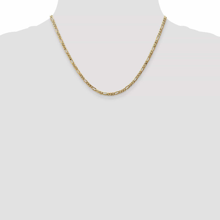 Lovely Rita's Chains 14k Yellow Gold 3.25.0mm Flat Figaro Chain