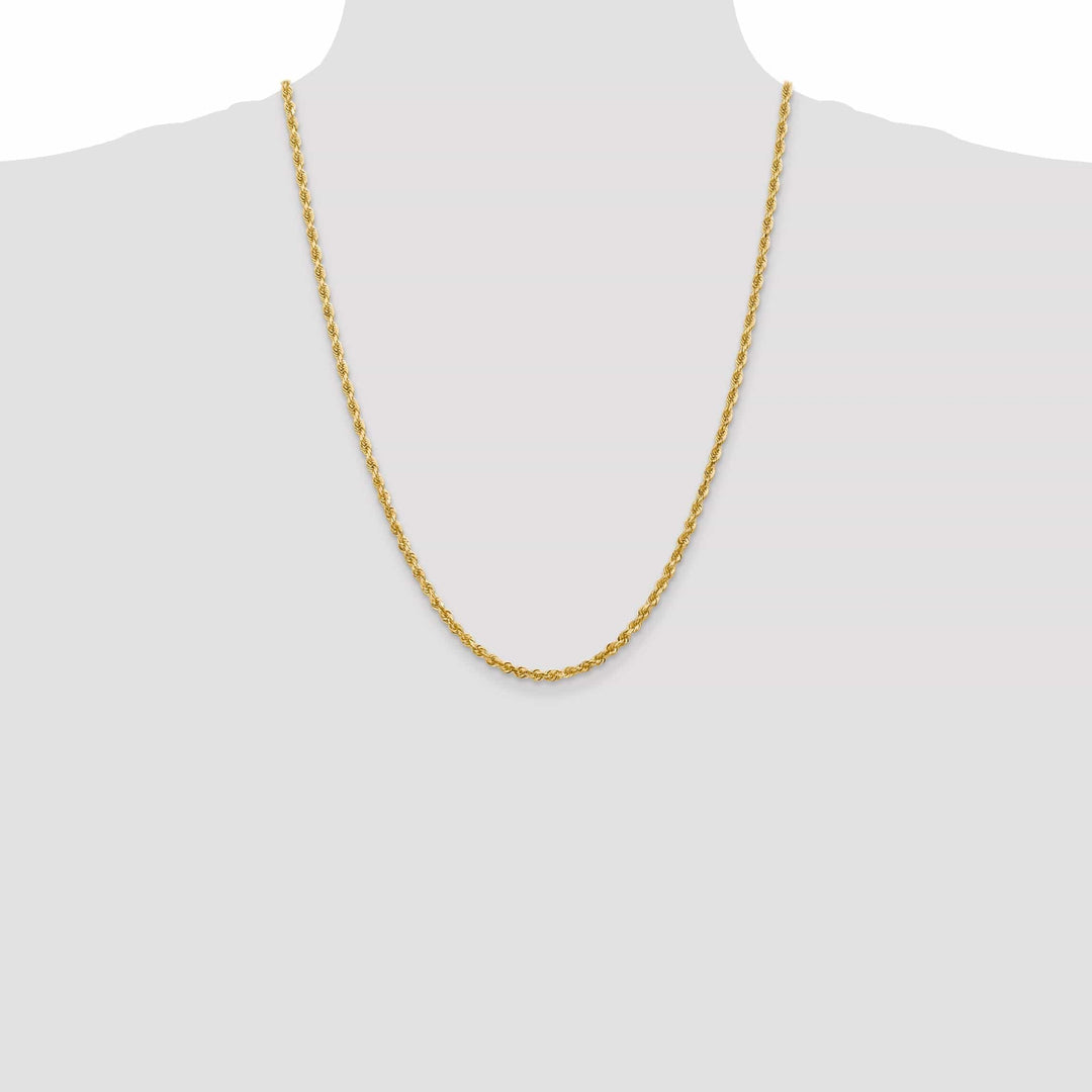 Lovely Rita's Chains 14k Yellow Gold 3.28mm D.C Quadruple Rope Chain