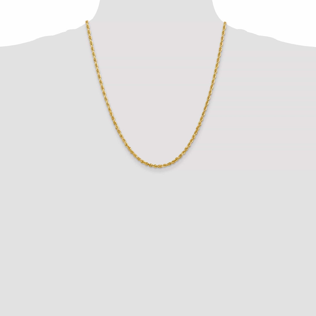 Lovely Rita's Chains 14k Yellow Gold 3.28mm D.C Quadruple Rope Chain