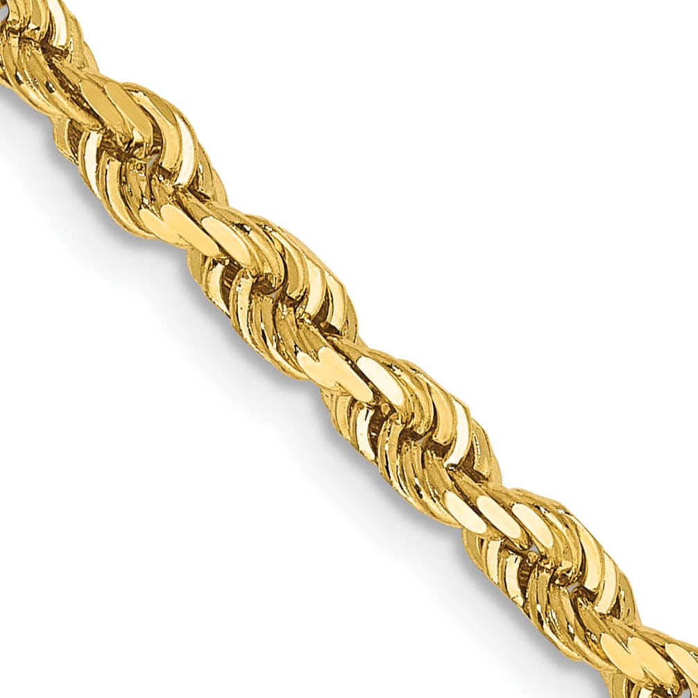 Lovely Rita's Chains 14k Yellow Gold 3.28mm D.C Quadruple Rope Chain