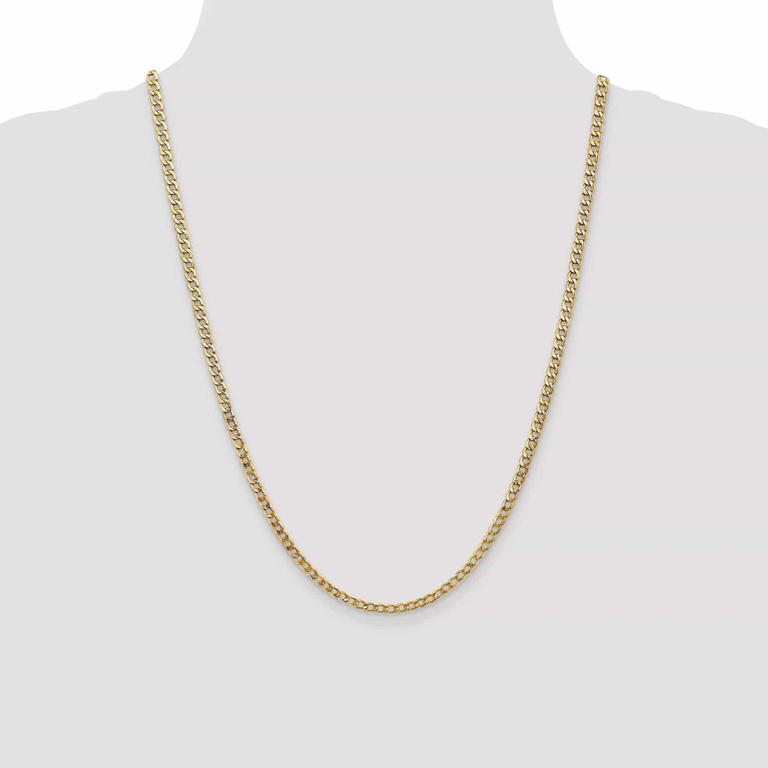 Lovely Rita's Chains 14k Yellow Gold 3.35m Semi Solid Curb Link Chain