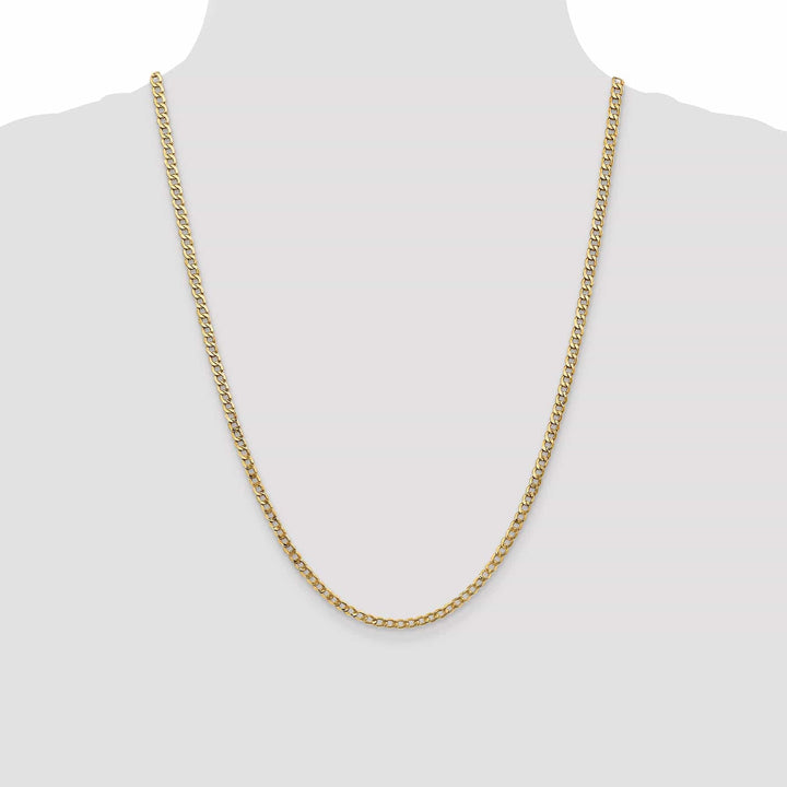 Lovely Rita's Chains 14k Yellow Gold 3.35m Semi Solid Curb Link Chain