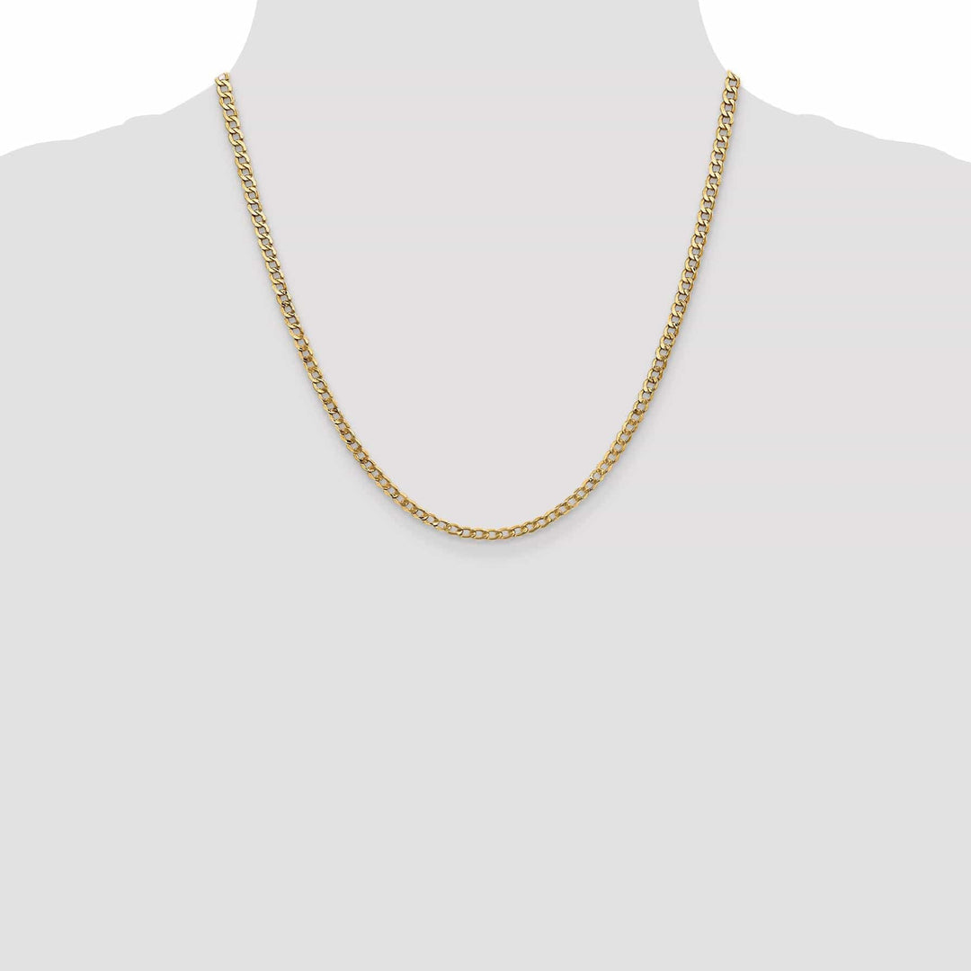 Lovely Rita's Chains 14k Yellow Gold 3.35m Semi Solid Curb Link Chain