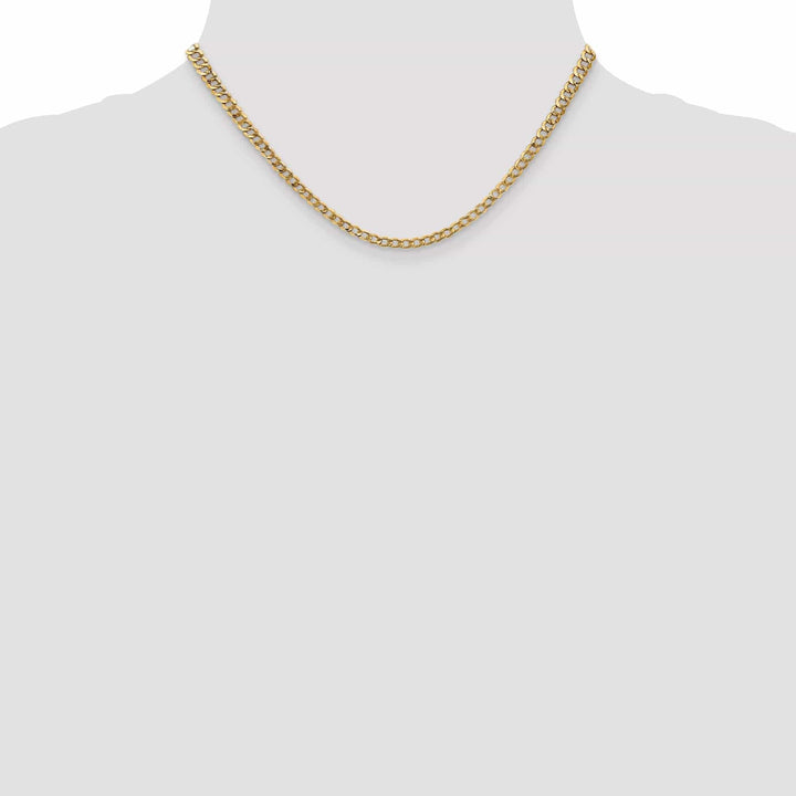 Lovely Rita's Chains 14k Yellow Gold 3.35m Semi Solid Curb Link Chain