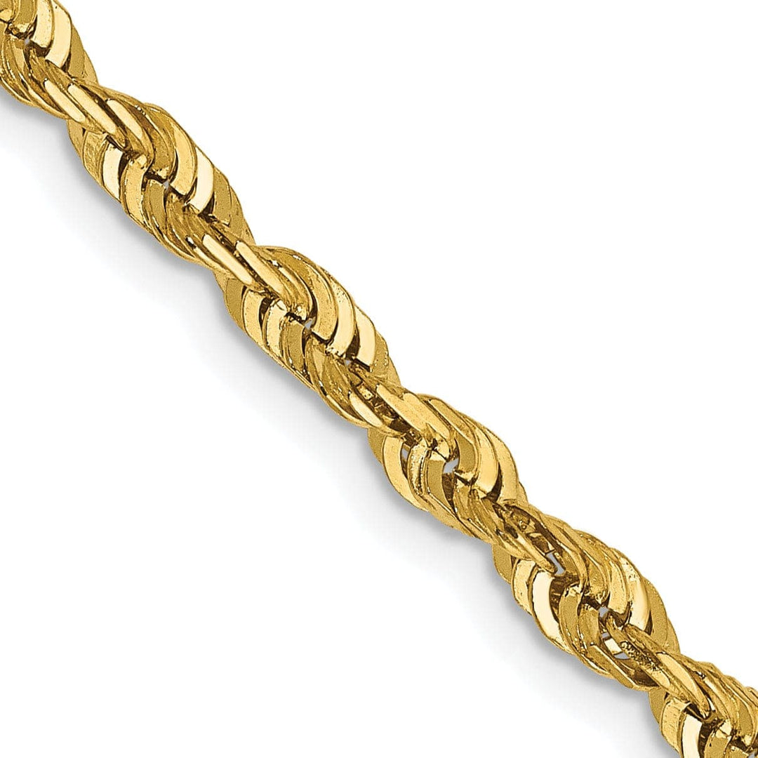 Lovely Rita's Chains 14k Yellow Gold 3.47mm DC ExtraLight Rope Chain