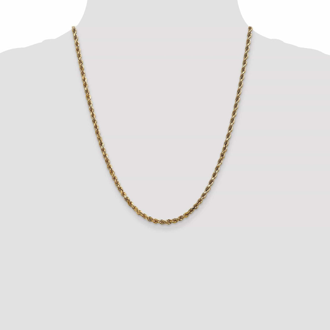 Lovely Rita's Chains 14k Yellow Gold 3.5mm D.C Rope Chain