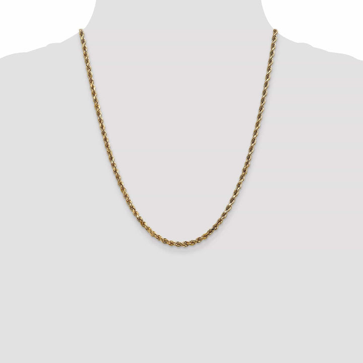 Lovely Rita's Chains 14k Yellow Gold 3.5mm D.C Rope Chain