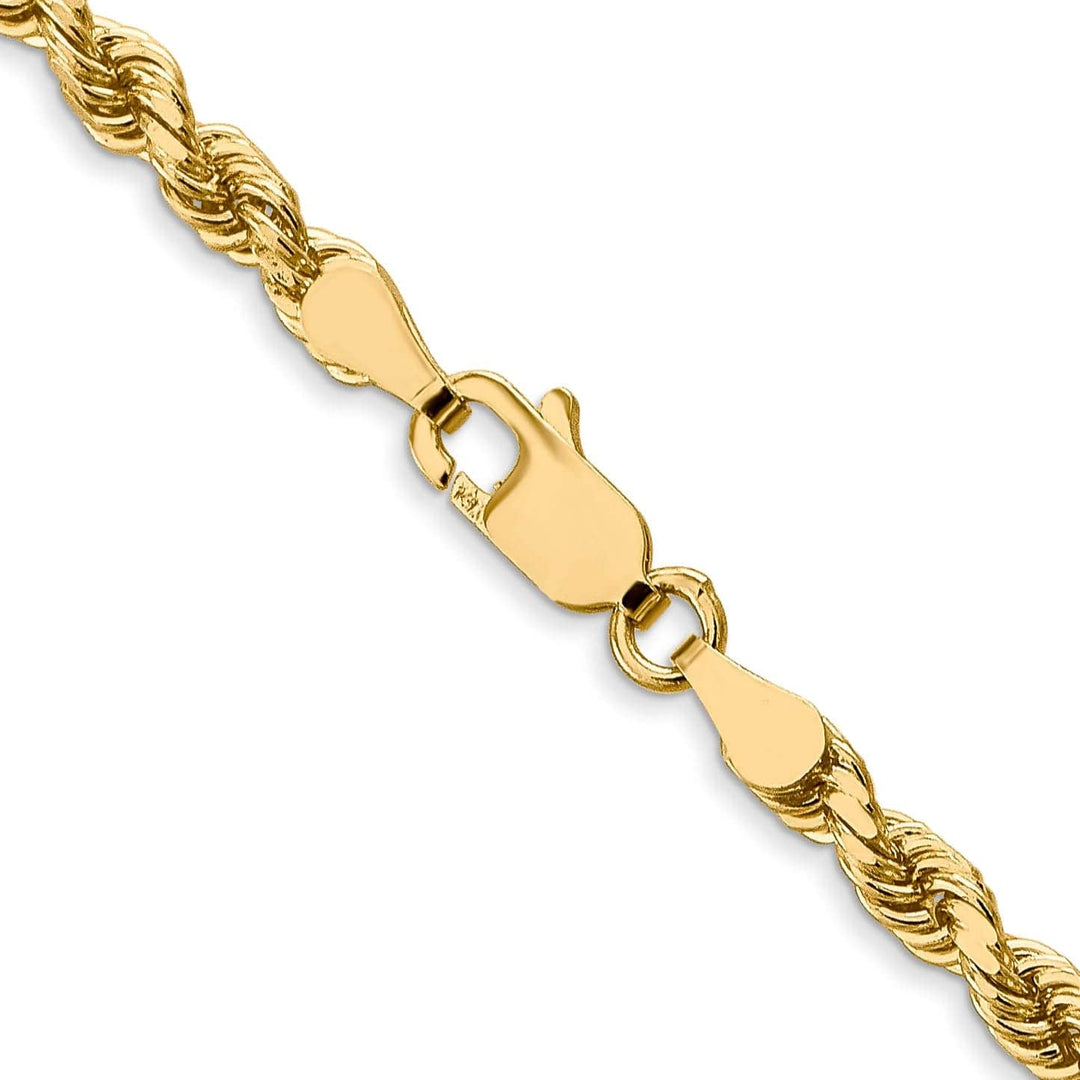 Lovely Rita's Chains 14k Yellow Gold 3.5mm D.C Rope Chain