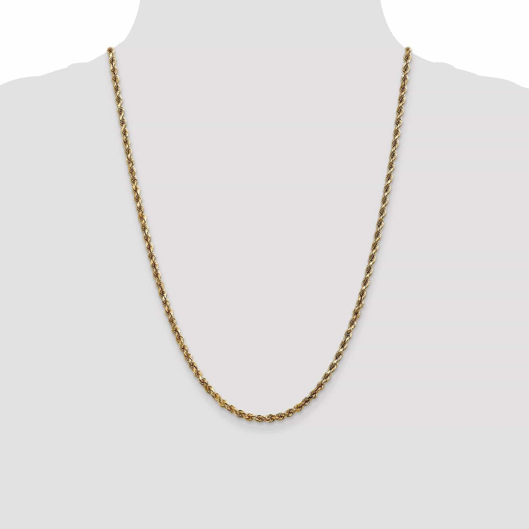 Lovely Rita's Chains 14k Yellow Gold 3.5mm D.C Rope Chain