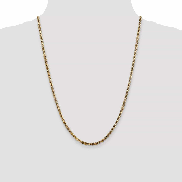 Lovely Rita's Chains 14k Yellow Gold 3.5mm D.C Rope Chain
