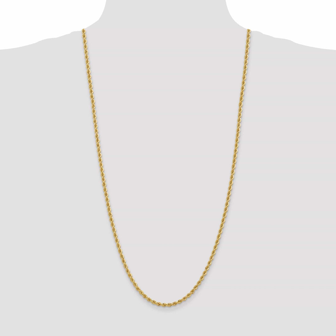 Lovely Rita's Chains 14k Yellow Gold 3.65-mm Handmade Rope Chain