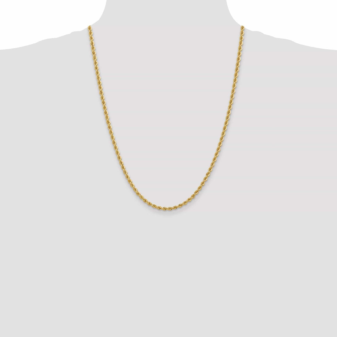 Lovely Rita's Chains 14k Yellow Gold 3.65-mm Handmade Rope Chain